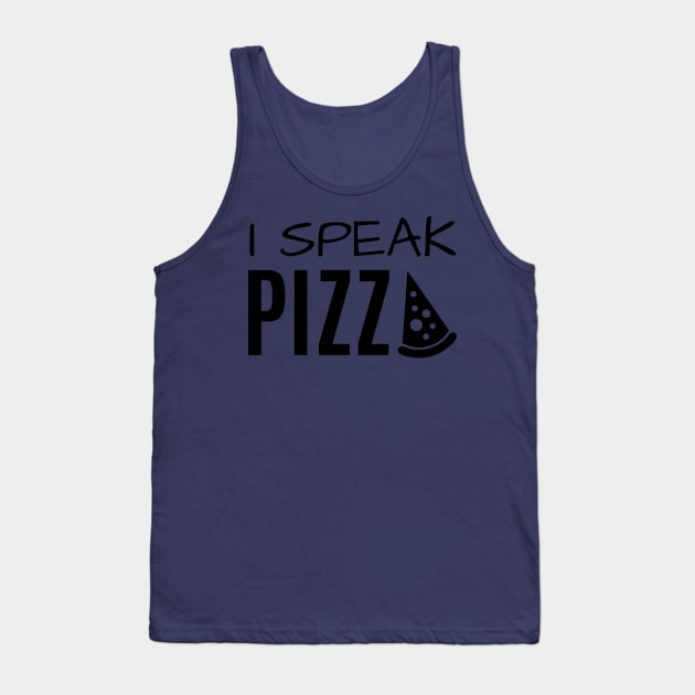 Pizza Food Weekend Design Tank Top by Lin Watchorn 